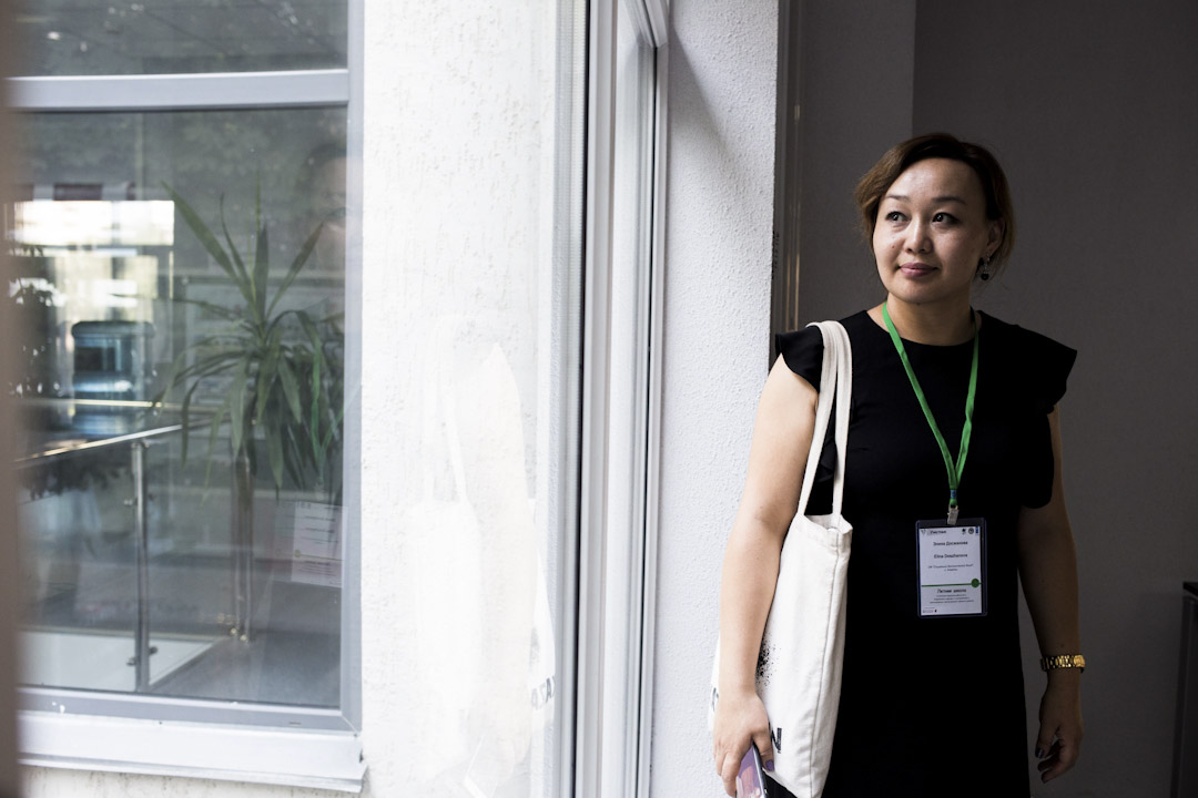 社會生態基金會(Socio-Ecological Fund)的執行長葉琳娜(Elina Doszhanova)。