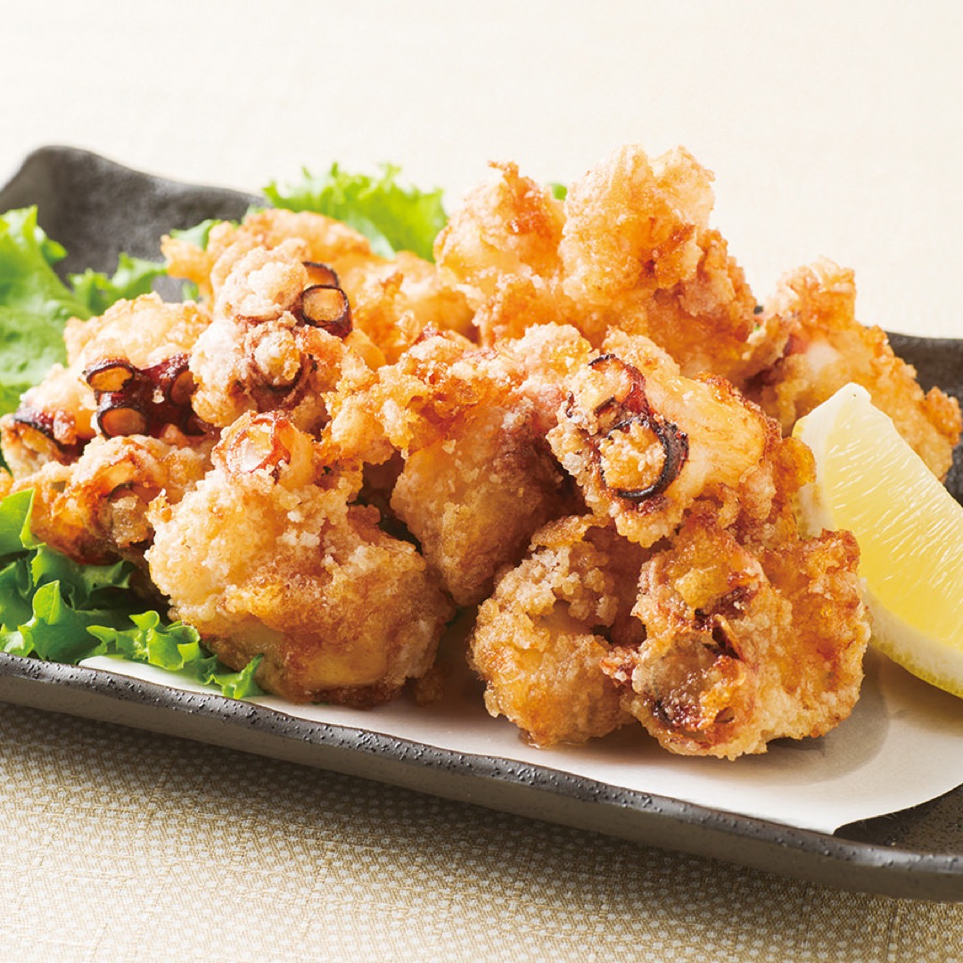 北海道炸章魚（タコザンギ）。